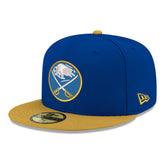NHL Buffalo Sabres New Era Core Logo Two-Tone 59FIFTY Fitted Hat - Royal