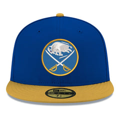 NHL Buffalo Sabres New Era Core Logo Two-Tone 59FIFTY Fitted Hat - Royal
