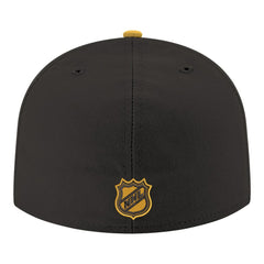 NHL Boston Bruins New Era Core Logo Two-Tone 59FIFTY Fitted Hat - Black