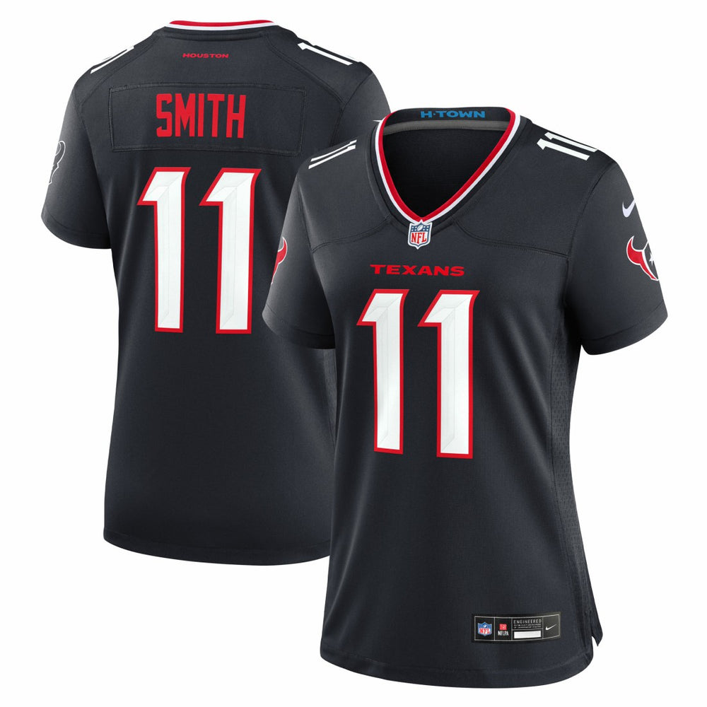 NFL Tremon Smith Houston Texans Women's Team Game Jersey - Navy