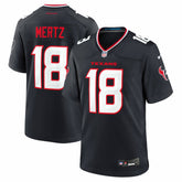 NFL Graham Mertz Houston Texans Team Game Jersey - Navy