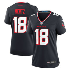 Graham Mertz Houston Texans Women's Team Game Jersey Navy
