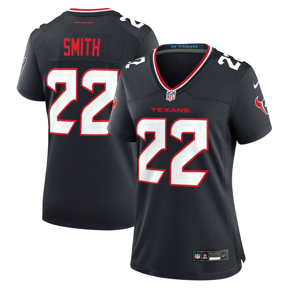 NFL Jaylin Smith Houston Texans Women's Team Game Jersey - Navy