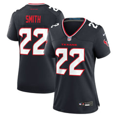 NFL Jaylin Smith Houston Texans Women's Team Game Jersey - Navy