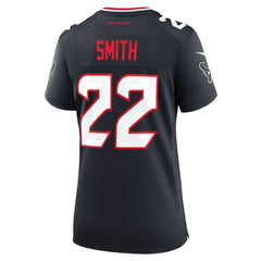 NFL Jaylin Smith Houston Texans Women's Team Game Jersey - Navy