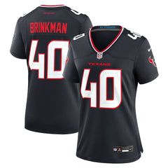 NFL Austin Brinkman Houston Texans Women's Team Game Jersey - Navy
