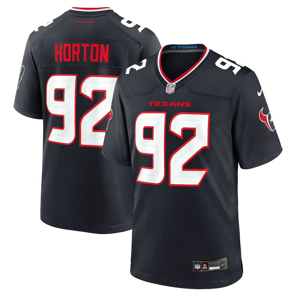 NFL Dylan Horton Houston Texans Team Game Jersey - Navy