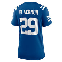 NFL Mekhi Blackmon Indianapolis Colts Women's Team Game Jersey - Royal
