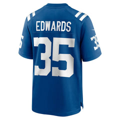 NFL Johnathan Edwards Indianapolis Colts Team Game Jersey - Royal