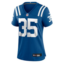 NFL Johnathan Edwards Indianapolis Colts Women's Team Game Jersey - Royal