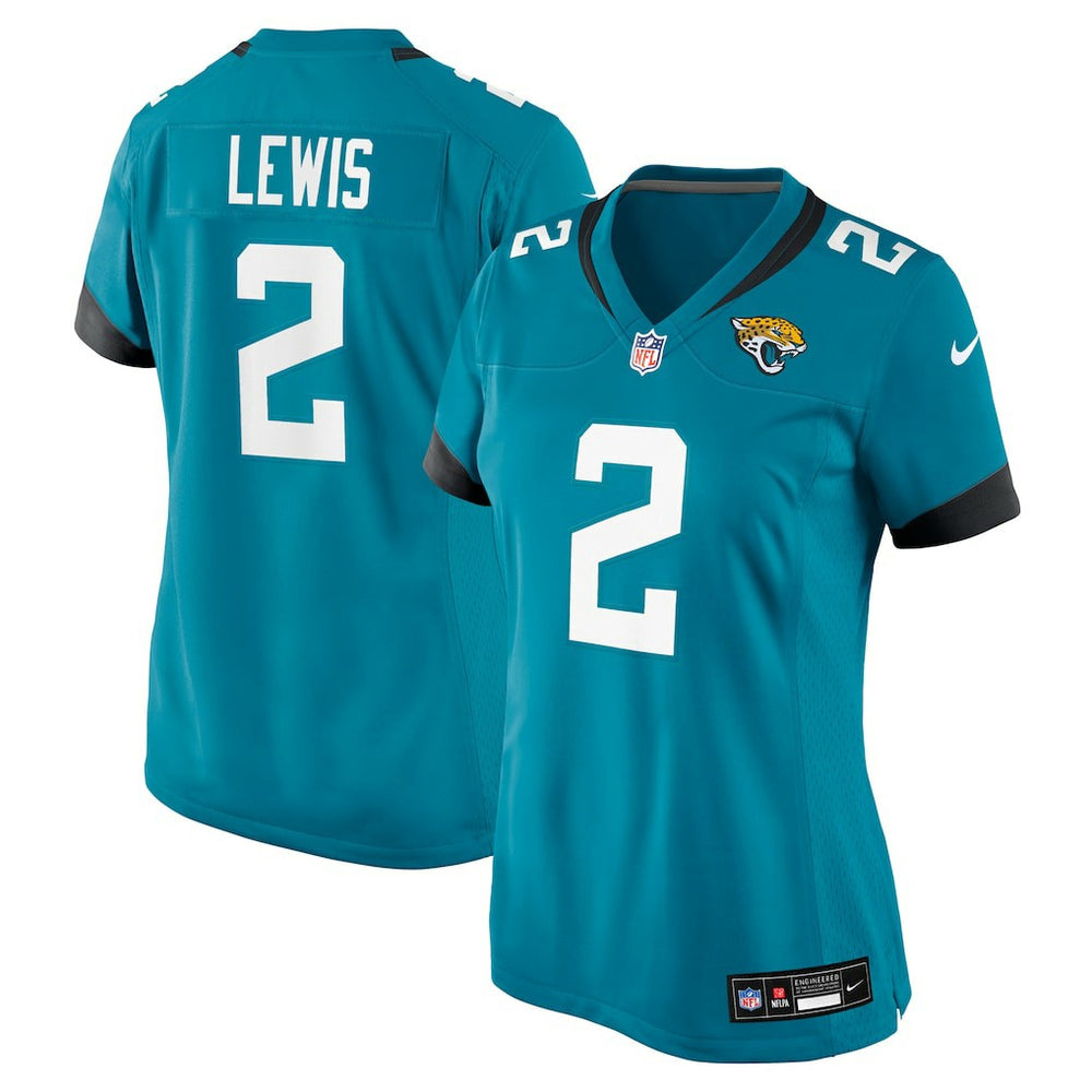 NFL Jourdan Lewis Jacksonville Jaguars Women's Team Game Jersey - Teal