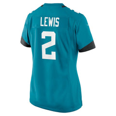 NFL Jourdan Lewis Jacksonville Jaguars Women's Team Game Jersey - Teal