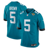 NFL Dyami Brown Jacksonville Jaguars Team Game Jersey - Teal