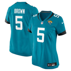 NFL Dyami Brown Jacksonville Jaguars Women's Team Game Jersey - Teal