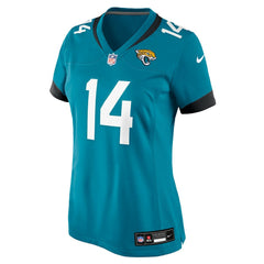 NFL Nick Mullens Jacksonville Jaguars Women's Team Game Jersey - Teal