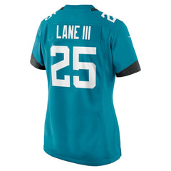 NFL Rayuan Lane III Jacksonville Jaguars Women's Team Game Jersey - Teal