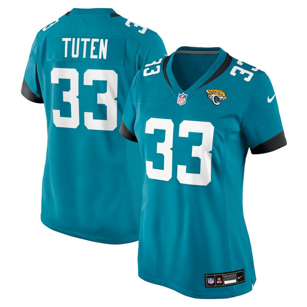 NFL Bhayshul Tuten Jacksonville Jaguars Women's Team Game Jersey - Teal