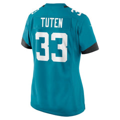 NFL Bhayshul Tuten Jacksonville Jaguars Women's Team Game Jersey - Teal