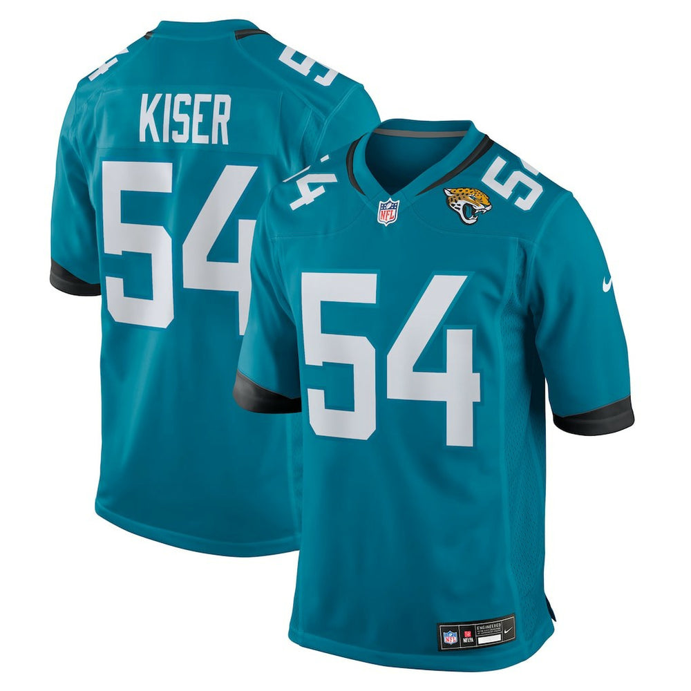 NFL Jack Kiser Jacksonville Jaguars Team Game Jersey - Teal