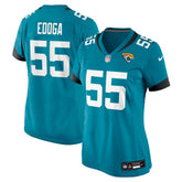 NFL Chuma Edoga Jacksonville Jaguars Women's Team Game Jersey - Teal
