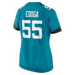 NFL Chuma Edoga Jacksonville Jaguars Women's Team Game Jersey - Teal