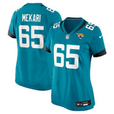 NFL Patrick Mekari Jacksonville Jaguars Women's Team Game Jersey - Teal