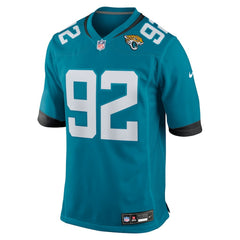 NFL Danny Striggow Jacksonville Jaguars Team Game Jersey - Teal