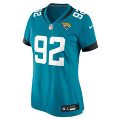 NFL Danny Striggow Jacksonville Jaguars Women's Team Game Jersey - Teal