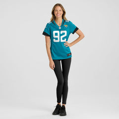 NFL Danny Striggow Jacksonville Jaguars Women's Team Game Jersey - Teal