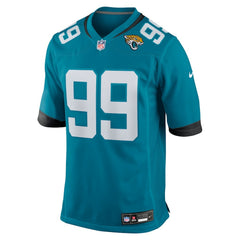 NFL Austin Johnson Jacksonville Jaguars Team Game Jersey - Teal
