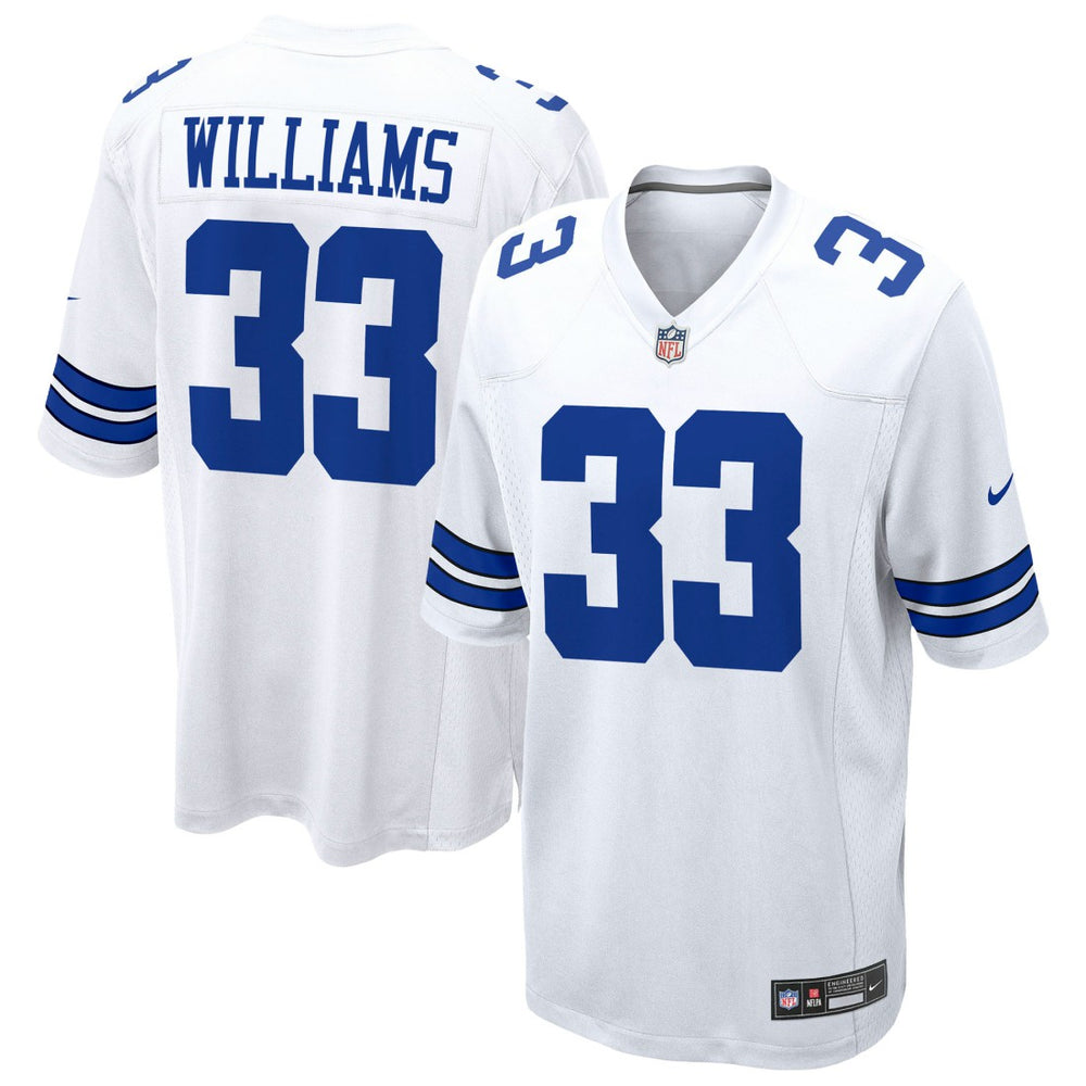 NFL Javonte Williams Dallas Cowboys Game Jersey - White