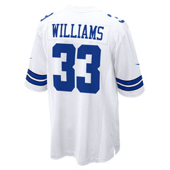 NFL Javonte Williams Dallas Cowboys Game Jersey - White