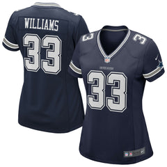 NFL Javonte Williams Dallas Cowboys Women's Team Game Jersey - Navy