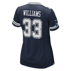 NFL Javonte Williams Dallas Cowboys Women's Team Game Jersey - Navy