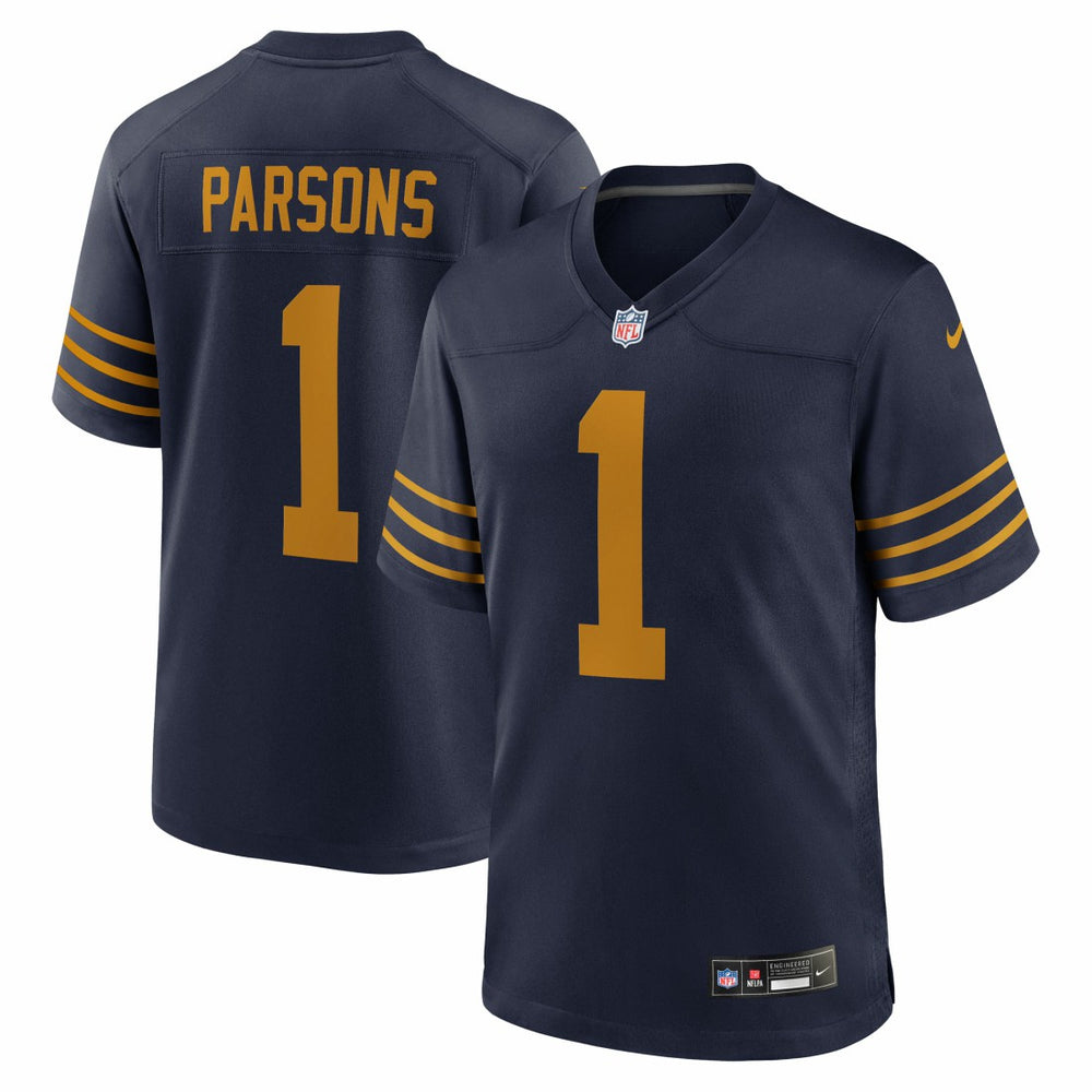 NFL Micah Parsons Green Bay Packers The 1923 Classic Game Jersey - Navy