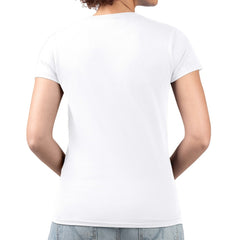Minnesota Twins G-III 4Her by Carl Banks Women's Metallic Drop Lightweight V-Neck T-Shirt - White T-shirts