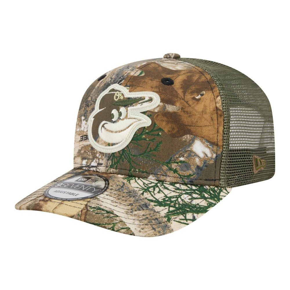 Baltimore Orioles New Era Realtree 9SEVENTY Adjustable Hat - Camo Hats