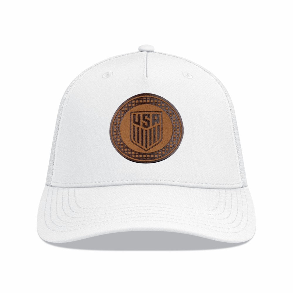 USMNT Levelwear Signal Periscope Adjustable Trucker Hat White