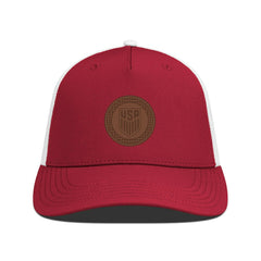 USMNT Levelwear Signal Periscope Adjustable Trucker Hat Red/White