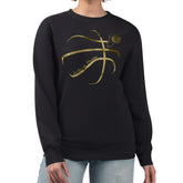Indiana Pacers G-III 4Her by Carl Banks Women's Metallic Print Basketball Sketch Fleece Sweatshirt Black