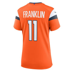 NFL Troy Franklin Denver Broncos Women's Team Game Jersey - Orange
