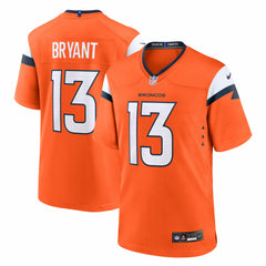 NFL Pat Bryant Denver Broncos Team Game Jersey - Orange