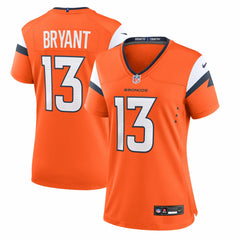 NFL Pat Bryant Denver Broncos Women's Team Game Jersey - Orange
