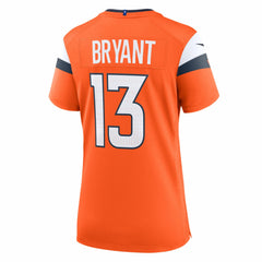 NFL Pat Bryant Denver Broncos Women's Team Game Jersey - Orange