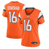 NFL Jeremy Crawshaw Denver Broncos Women's Team Game Jersey - Orange