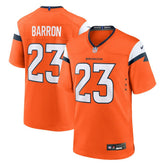 NFL Jahdae Barron Denver Broncos Team Game Jersey - Orange