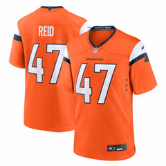 NFL Karene Reid Denver Broncos Team Game Jersey - Orange