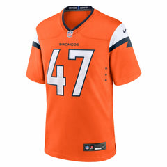NFL Karene Reid Denver Broncos Team Game Jersey - Orange