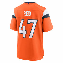 NFL Karene Reid Denver Broncos Team Game Jersey - Orange