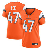 NFL Karene Reid Denver Broncos Women's Team Game Jersey - Orange